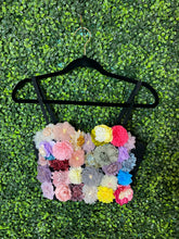 Load image into Gallery viewer, Black assorted flower top
