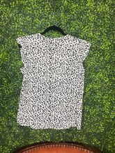 Load image into Gallery viewer, White cheetah floral blouse
