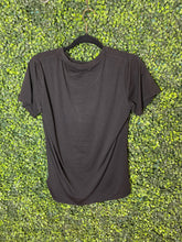 Load image into Gallery viewer, Black &amp; pink bronc tee

