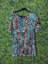 Load image into Gallery viewer, Multicolor cheetah print blouse
