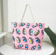 Load image into Gallery viewer, Ojo tote bag-pink
